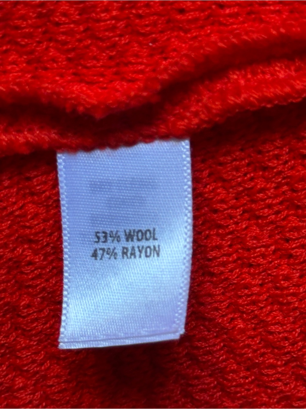 St. John Red Textured Knit Blazer Jacket Size 2 Wool Rayon USA - Picture 11 of 12